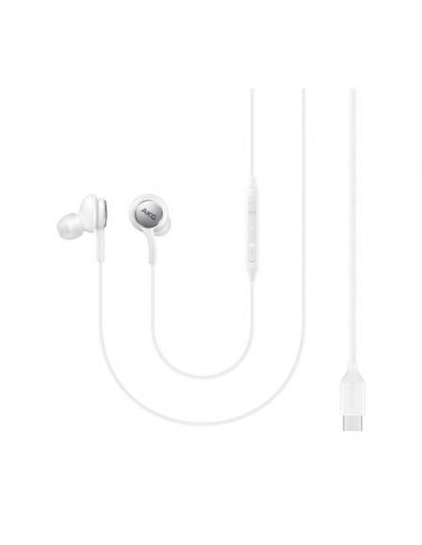 Auriculares intrauditivos samsung eo-ic100/ con micrófono/ usb tipo-c/ blancos