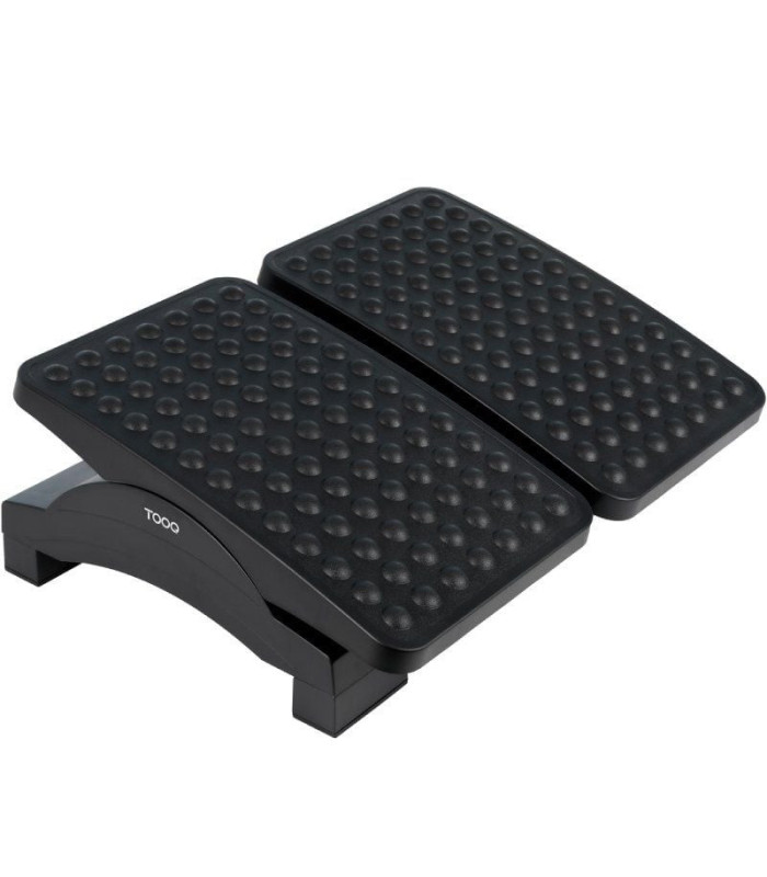 Reposapiés ajustable/ inclinable tooq tqfr0604-b/ 430 x 320 x 105-130 mm