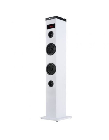 Torre de sonido con bluetooth ngs sky charm/ 50w/ 2.0/ blanca