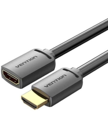 Cable alargador hdmi 4k vention ahcbj/ hdmi macho - hdmi hembra/ 5m/ negro
