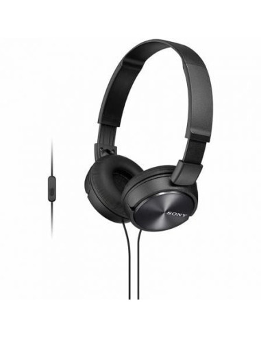 Auriculares sony mdrzx310apb/ con micrófono/ jack 3.5/ negros