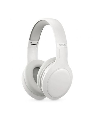 Auriculares inalámbricos spc heron studio/ con micrófono/ bluetooth/ blanco