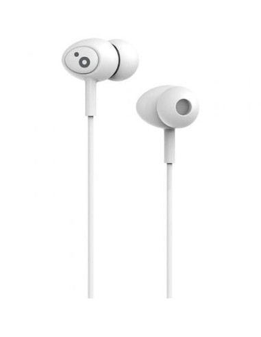 Auriculares intrauditivos sunstech pops/ con micrófono/ jack 3.5/ blancos