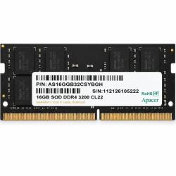 Memoria RAM Apacer ES.16G21.GSH 16GB/ DDR4/ 3200MHz/ 1.2V/ CL22/ SODIMM