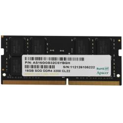 Memoria RAM Apacer ES.16G21.PSH 16GB/ DDR4/ 3200MHz/ 1.2V/ CL22/ SODIMM