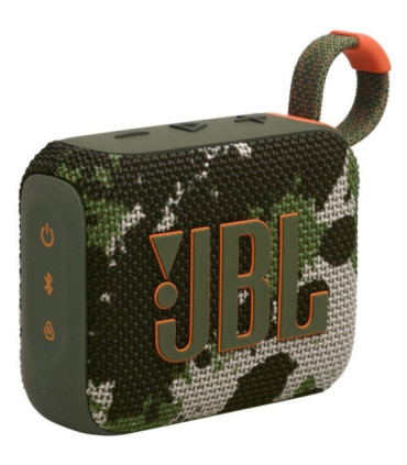 Altavoz con bluetooth jbl go 4/ 4.2w/ 1.0/ camuflaje
