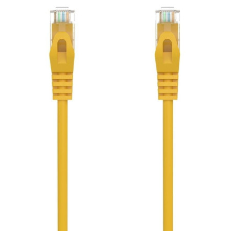 Cable de red rj45 awg24 utp aisens a145-0567 cat.6a/ lszh/ 1.5m/ amarillo
