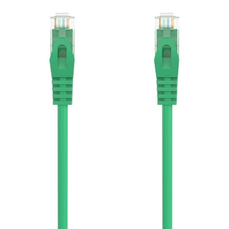 Cable de red rj45 awg24 utp aisens a145-0583 cat.6a/ lszh/ 3m/ verde