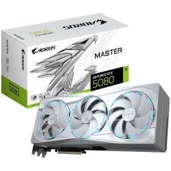 Tarjeta Gráfica Gigabyte AORUS GeForce RTX 5080 MASTER ICE/ 16GB GDDR7