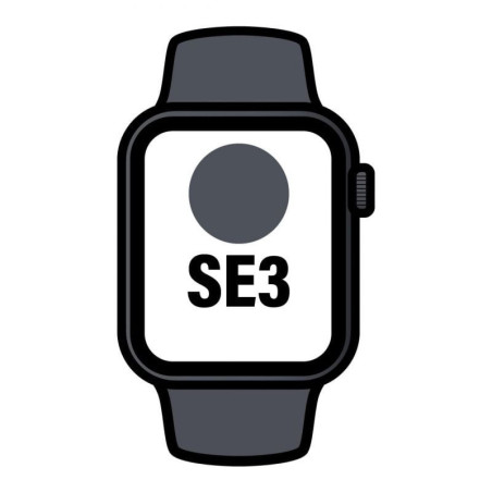 Apple watch se3/ gps/ cellular/ 40mm/ caja de aluminio medianoche/ correa deportiva medianoche s/m