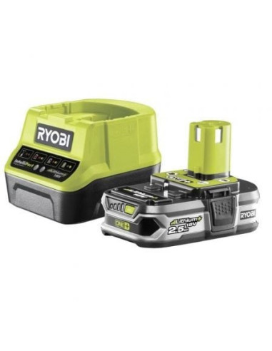 Cargador + batería de litio ryobi one+ rc18120-125/ 18v 2,0ah