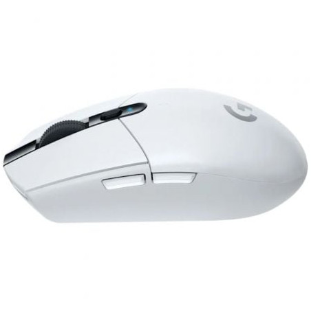 Ratón gaming inalámbrico logitech g305 lightspeed/ hasta 12000 dpi/ blanco