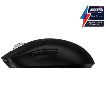 Ratón gaming inalámbrico logitech pro x superlight 2/ batería recargable/ hasta 44000 dpi/ negro