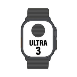 Apple watch ultra 3/ gps/ cellular/ 49mm/ caja titanio negro/ correa ocean negra