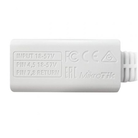Adaptador inyector poe mikrotik rbgpoe