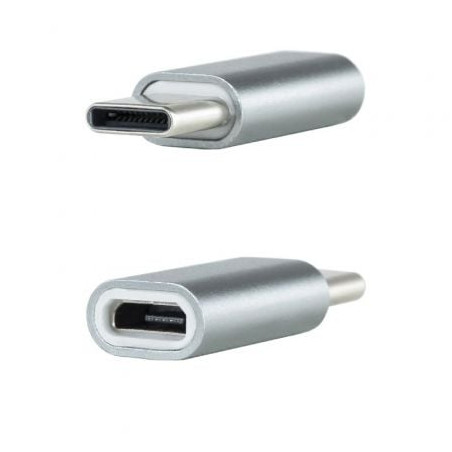 Adaptador nanocable 10.02.0011/ usb tipo-c macho - microusb hembra