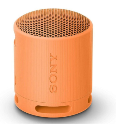 Altavoz portable con bluetooth sony xb100/ 2.0/ naranja