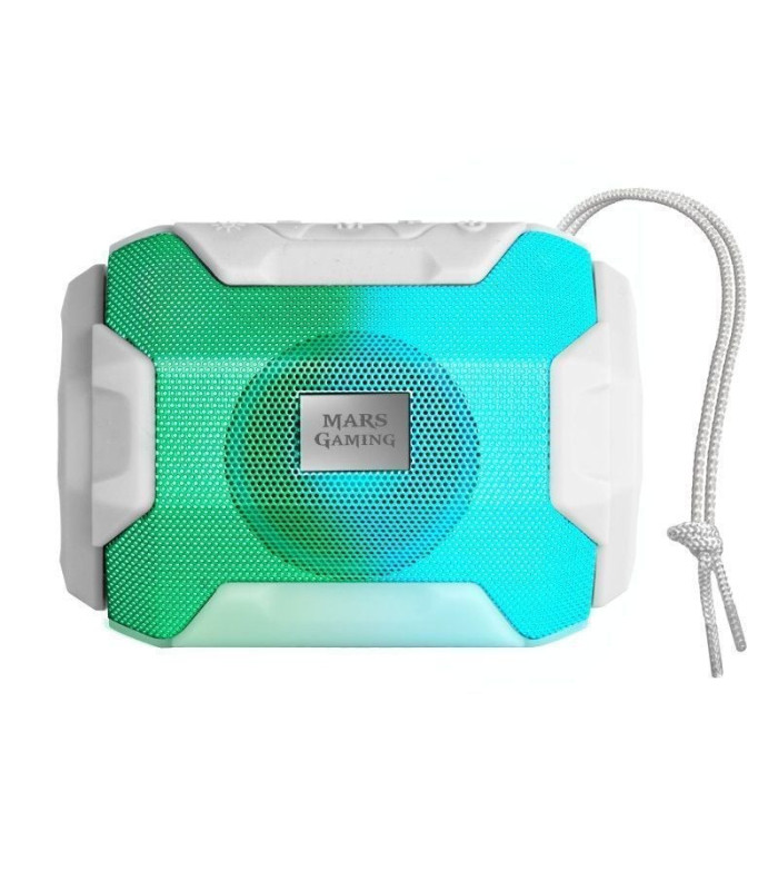 Altavoz con bluetooth mars gaming msbaxw/ 10w/ 1.0/ blanco