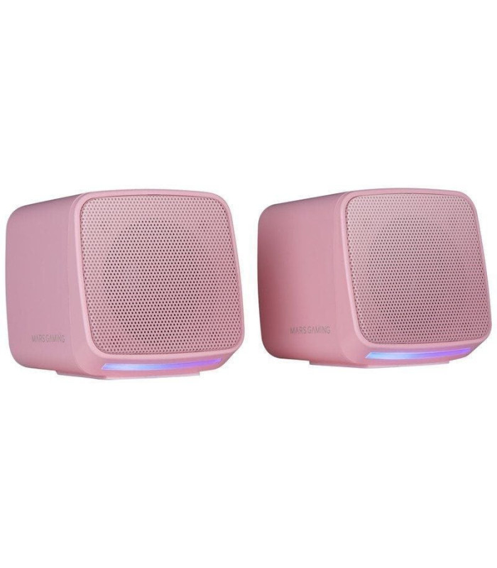 Altavoces mars gaming ms-pro/ 10w/ 1.0/ rosas
