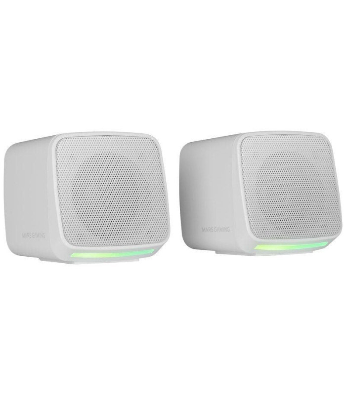 Altavoces mars gaming ms-pro/ 10w/ 1.0/ blancos