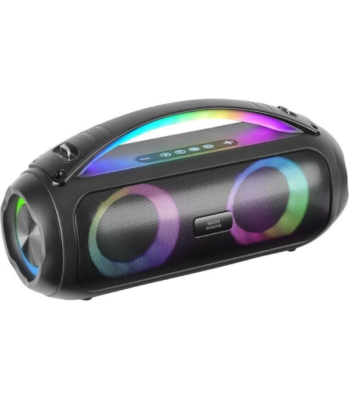Altavoz con bluetooth mars gaming ms-pulse/ 50w rms/ 2.0/ negro