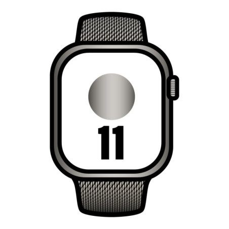 Apple watch series 11/ gps / cellular/ 46mm/ titanio natural/ correa milanese natural s/m