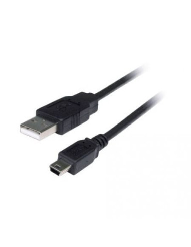 Cable usb 2.0 3go c107/ miniusb macho - usb macho/ 1.5m/ negro