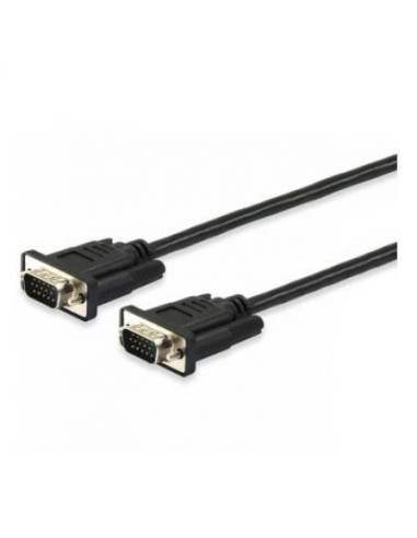 Cable vga 3go cvga10mm/ vga macho - vga macho/ 10m/ negro