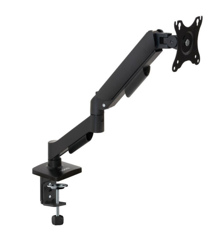 Soporte de mesa para monitor tooq db1733tnr-b/ giratorio/ inclinable/ hasta 9kg