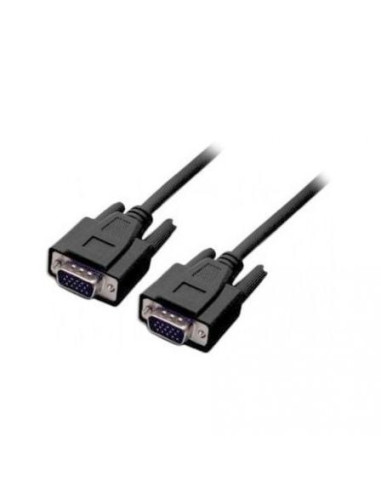 Cable vga 3go cvga5mm/ vga macho - vga macho/ 5m/ negro