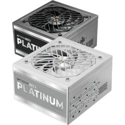 Fuente de Alimentación Mars Gaming MPT1000/ 1000W/ Ventilador 14cm/ ATX 3.1/ PCIe 5.1/ 80 Plus Platinum/ Blanca