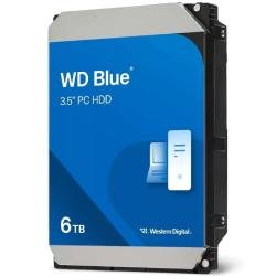 Disco Duro Western Digital WD Blue PC Desktop 6TB/ 3.5'/ SATA III/ 256MB