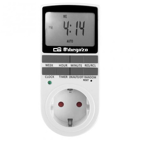 Programador de enchufe orbegozo pg 25/ potencia máxima 3680w