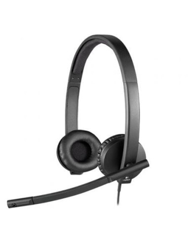 Auriculares logitech h570e/ con micrófono/ usb/ negros