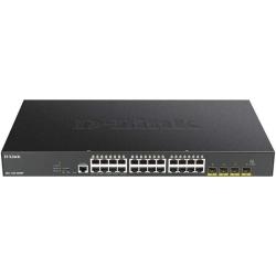 Switch Gestionable D-Link Smart DGS-1250-28XMP 28 Puertos/ RJ-45 10/100/1000 PoE/ SFP