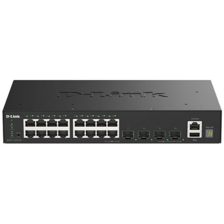 Switch gestionable d-link dgs-1530-20/e 16 puertos/ rj-45 10/100/1000