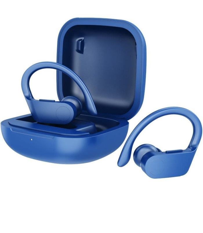 Auriculares deportivos bluetooth daewoo dw2024 con estuche de carga/ autonomía 5h/ azules