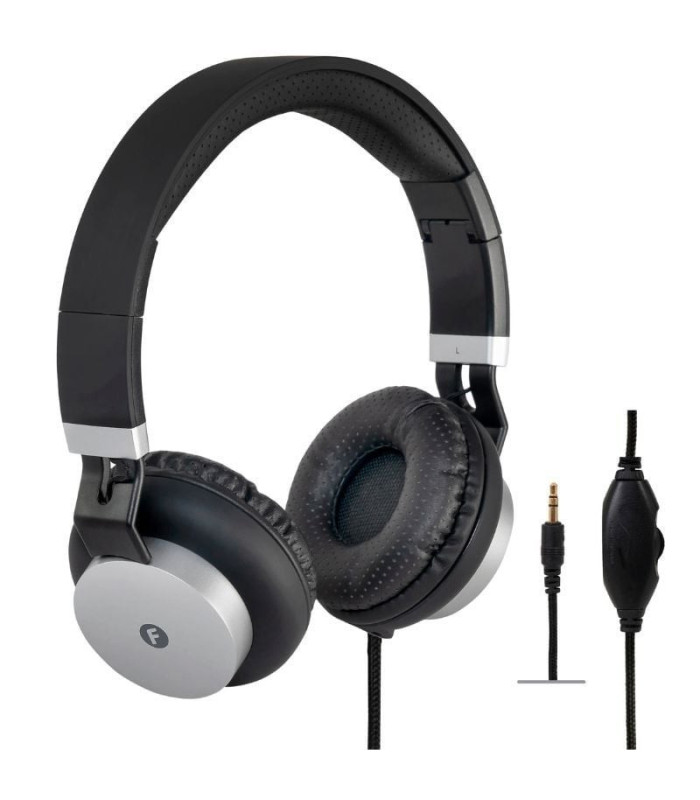 Auriculares fonestar tv-phones/ jack 3.5/ negros
