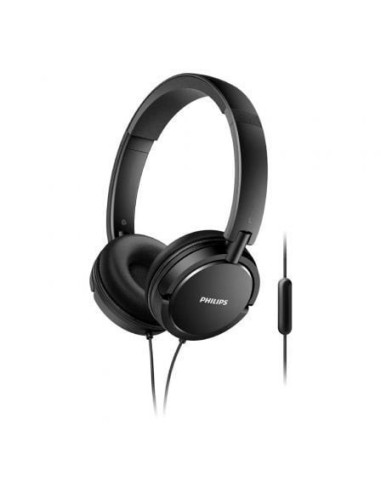 Auriculares philips shl5005/ con micrófono/ jack 3.5/ negros