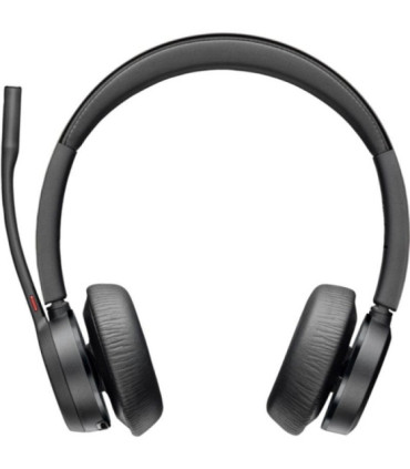 Auriculares inalámbricos poly voyager 4320 + adaptador bt700 + base de carga/ con micrófono/ bluetooth/ negros