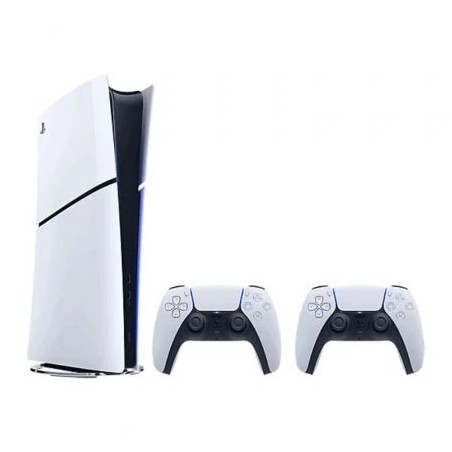 Consola sony playstation 5 - ps5 slim digital 825gb/ incluye 2 mandos dual sense/ chassis e