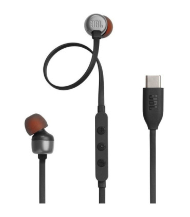 Auriculares intrauditivos jbl tune 310c/ con micrófono/ negros