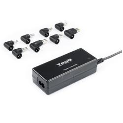 Cargador de Portátil TooQ TQLC-65BS02AT/ 65W/ 1xUSB/ Automático/ 8 Conectores/ Voltaje 18.5-20V/ 1 USB
