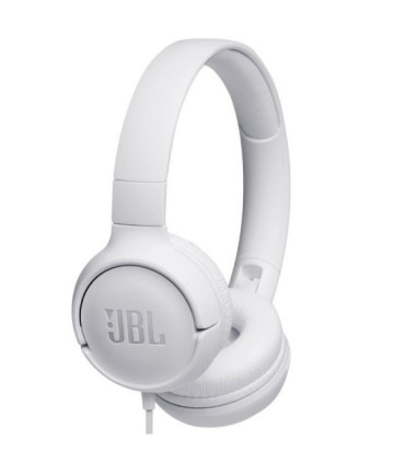 Auriculares jbl tune 500/ con micrófono/ jack 3.5/ blancos