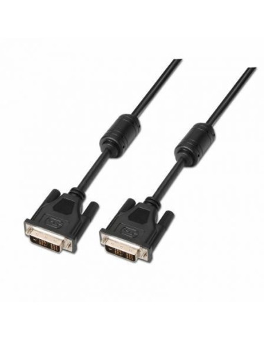 Cable dvi aisens a117-0086/ dvi-d macho - dvi-d macho/ 1.8m/ negro