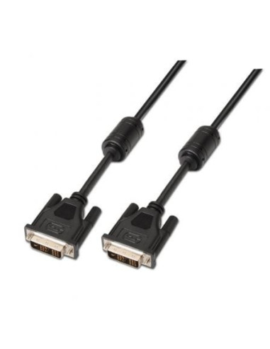 Cable dvi aisens a117-0088/ dvi-d macho - dvi-d macho/ 5m/ negro