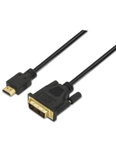 Cable hdmi aisens a117-0090/ dvi macho - hdmi macho/ 1.8m/ negro