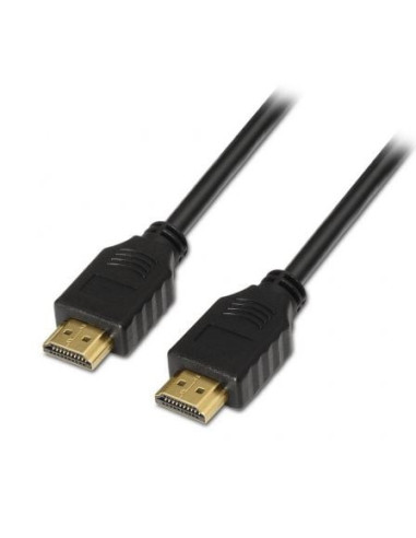 Cable hdmi 1.4 aisens a119-0093/ hdmi macho - hdmi macho/ 1m/ negro