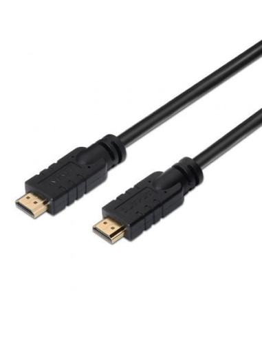 Cable hdmi 1.4 aisens a119-0104/ hdmi macho - hdmi macho/ 20m/ negro