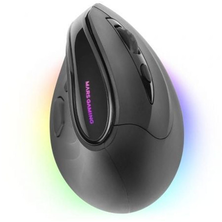 Ratón gaming vertical inalámbrico mars gaming mm-sk/ hasta 8400 dpi